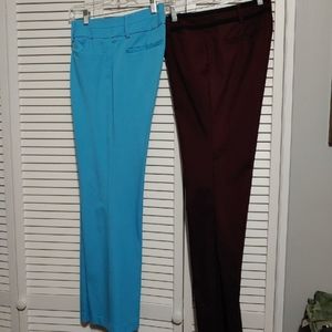 2 New York and Company pants 6.
